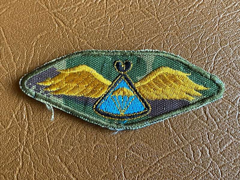 LESOTHO DEFENCE FORCE PARACHUTE WING-BLUE CENTRE
