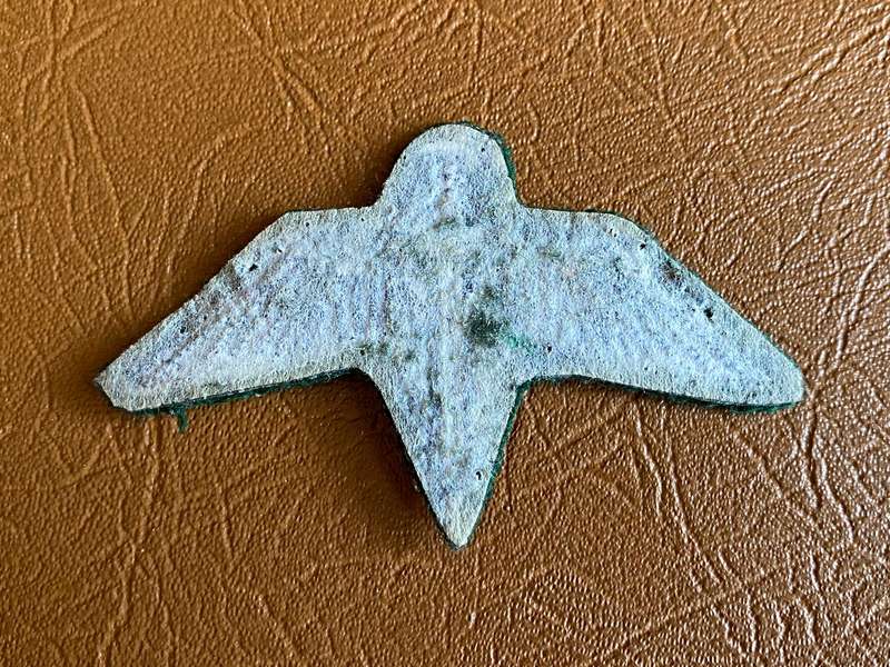 BOPHUTHATSWANA DEFENCE FORCE TASK FORCE (SPECIAL FORCES) BERET BADGE-GREEN FELT BACKING