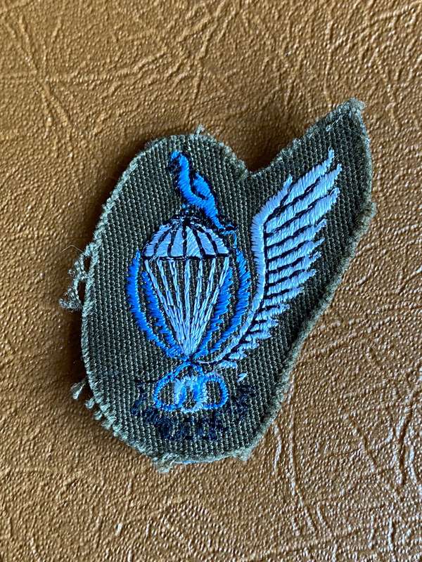 CISKEI PARACHUTE JUMP INSTRUCTOR WING FOR COMBAT UNIFORM