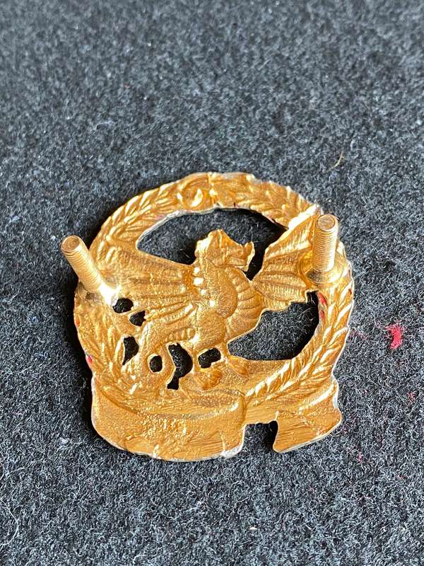 73 MOTORISED BRIGADE HQ BI-METAL CAP BADGE-APPROVED IN 1986- 2 X SCREW LUGS
