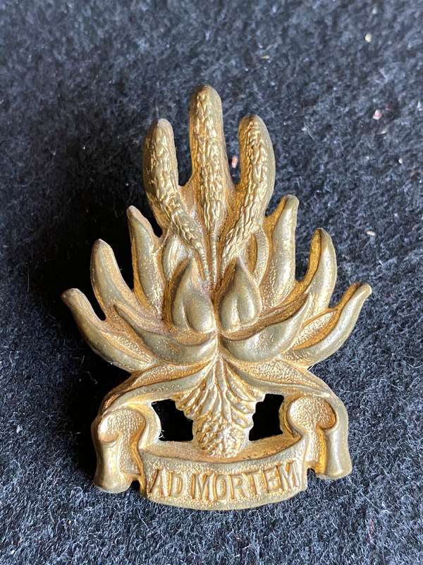 REGT. PIET RETIEF CAP BADGE- 2 PINS
