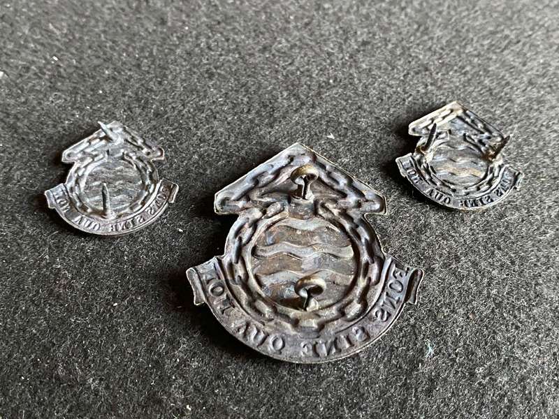 ORDNANCE SERVICE CORPS CAP AND COLLARS POST 1970'S-LUGS PINS INTACT
