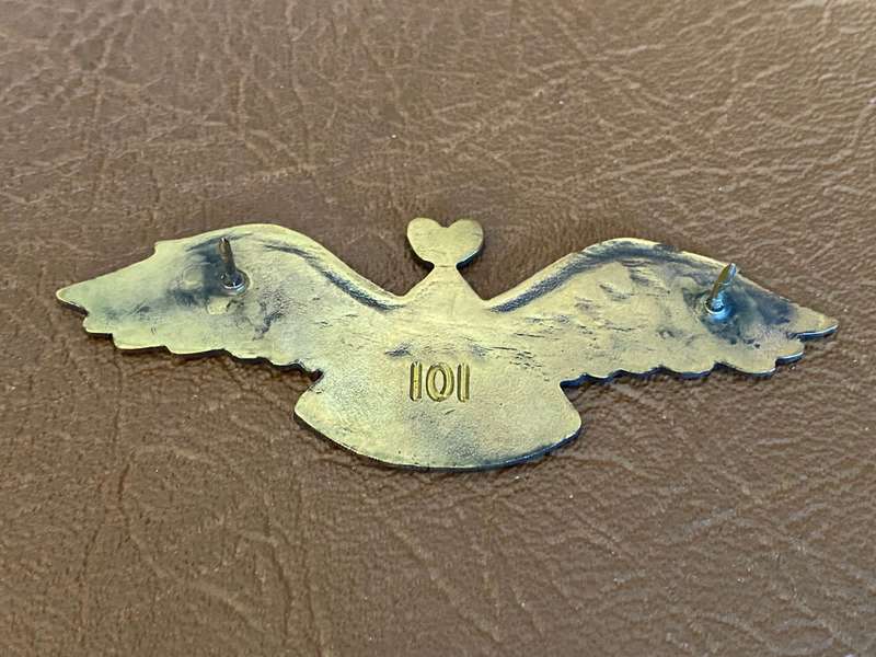 LESOTHO ARMY 1ST SERIES FEE FALL PARACHUTE WINGS-NUMBERED