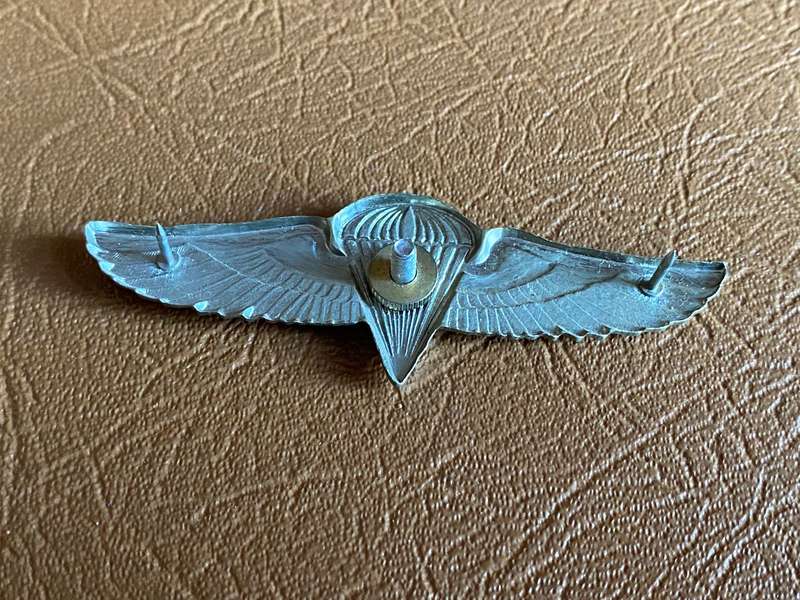 ZAMBIAN ARMY SPECIAL FORCES ADVANCED STATIC LINE PARA WING-1970'S-80'S- 2 PINS