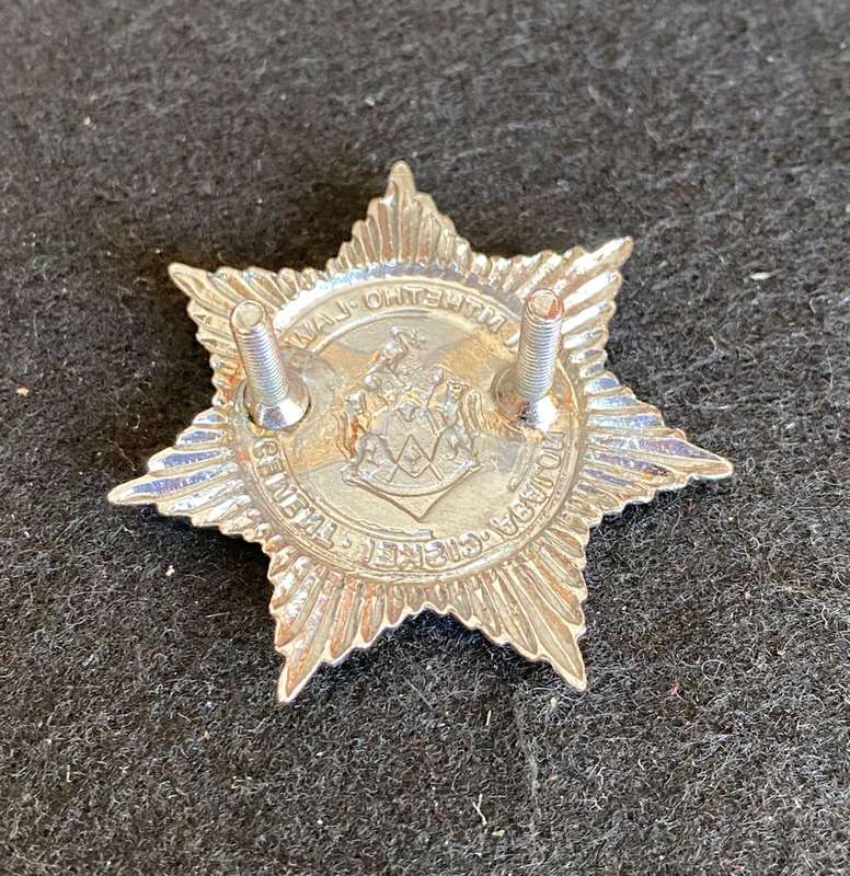 CISKEI POLICE OFFICERS ENAMELLED CAP BADGE- 2 LUGS