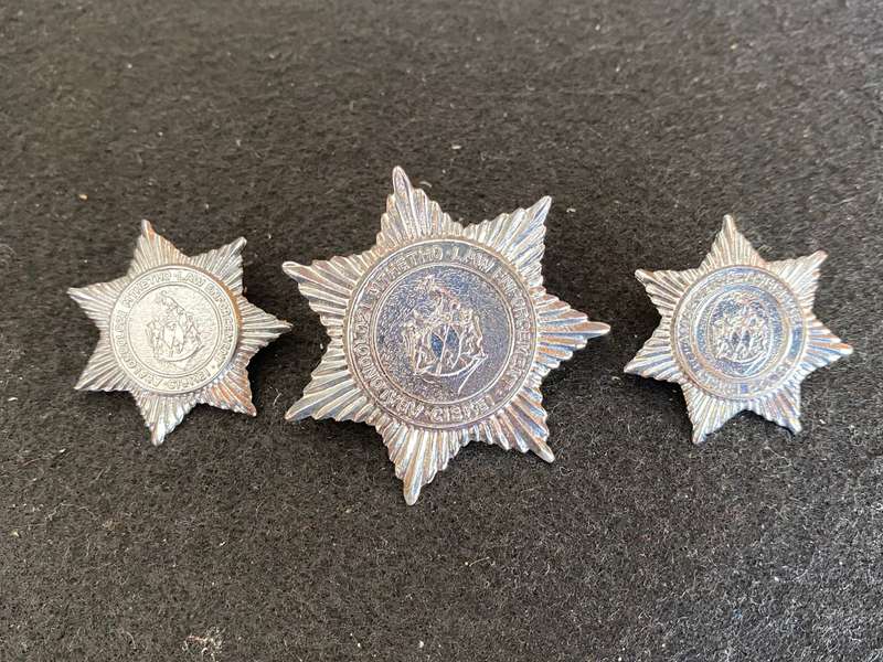 CISKEI POLICE OTHER RANKS CAP AND COLLARS- PINS INTACT
