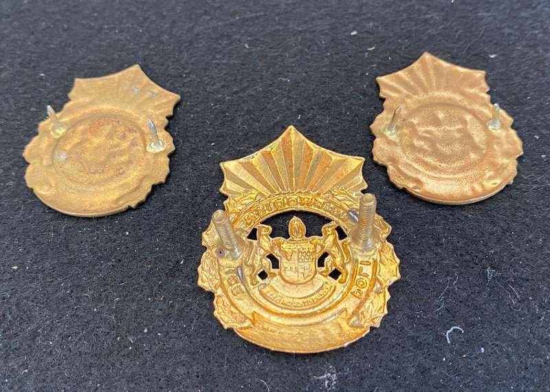 LEBOWA CAP AND COLLARS-OTHER RANKS- LUGS + PINS COMPLETE