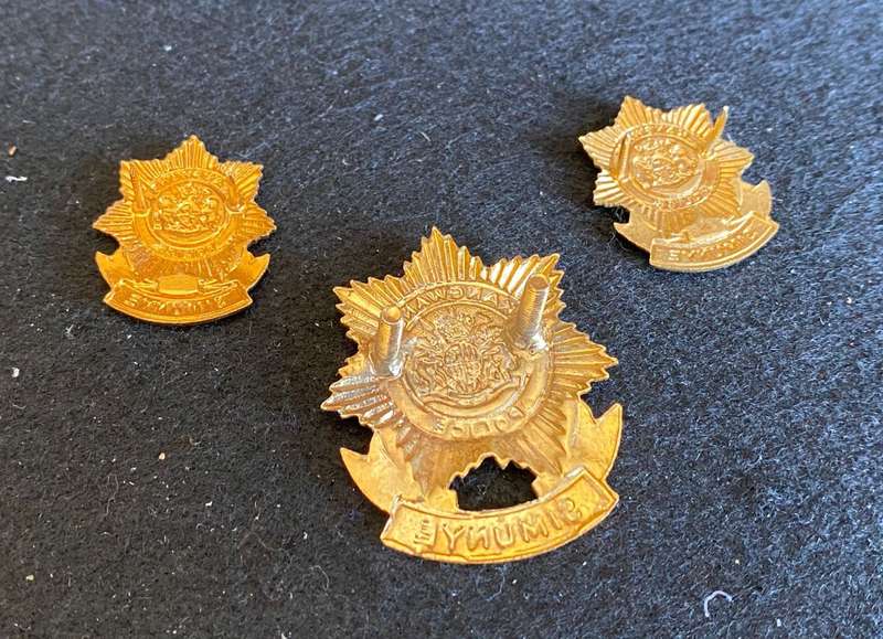KANGWANE POLICE OFFICERS CAP AND COLLARS- LUGS + PINS COMPLETE