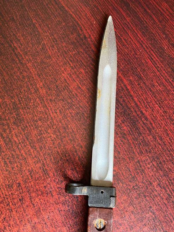 RUSSIAN AK 47 BAYONET- NO SCABBARD