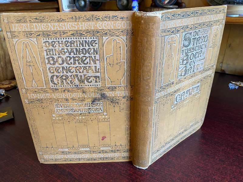 BOER WAR 1ST EDITION-DE STRYD TUSSCHEN BOER EN BRIT-PUBLISHED 1902 BY C.R. DE WET-HARDCOVER 508 PAGE