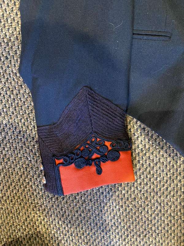 SA ARMY MESS DRESS JACKET-SIZE MEDIUM-MEASURES 50 CM ARMPIT TO ARMPIT-SOLD WITH 2X TROUSERS,BOTH SIZ