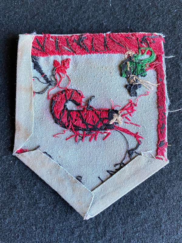 ORIGINAL VIETNAM WAR PATCH-ORIGINAL HANDMADE RECON TEAM INDIANA-SPECIAL FORCES AND RECCE UNITS PATCH