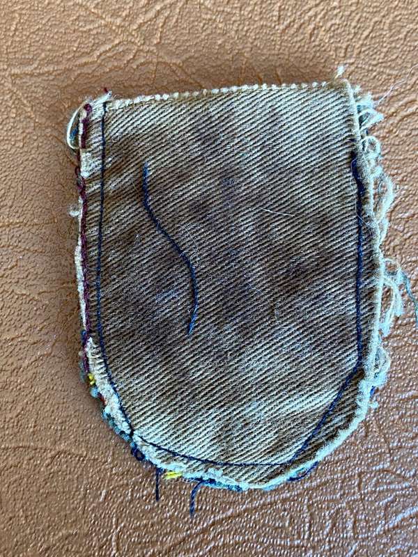 ORIGINAL VIETNAM WAR PERIOD BERET FLASH FOR THE PRU(PROVINCIAL RECCE UNIT) A SPECIAL OPERATIONS UNIT