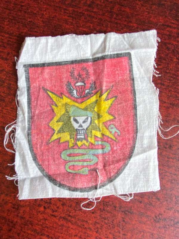 VIETNAM WAR PATCH FOR THE US ARMY SPECIAL FORCES COMMAND,SPECIFICALLY ASSOCIATED WITH THE MILITARY A