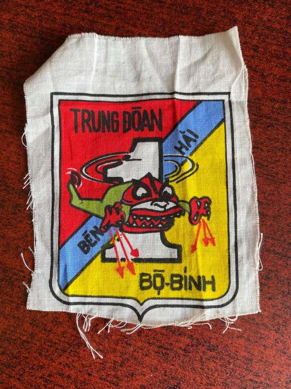 VIETNAM WAR PATCH FOR THE 2ND INF. REGT. OF THE ARMY OF THE REP. OF VIETNAM (ARVN)