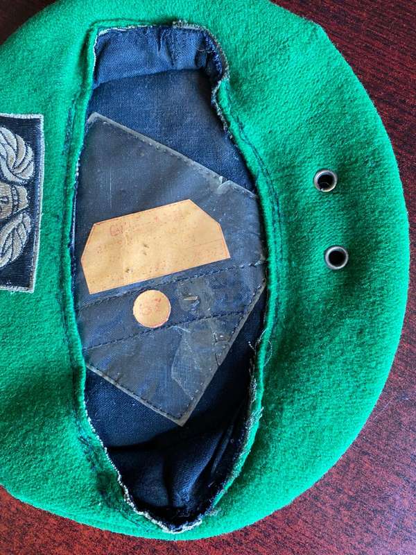 ORIGINAL VIETNAM PERIOD US SPECIAL FORCES GREEN BERET