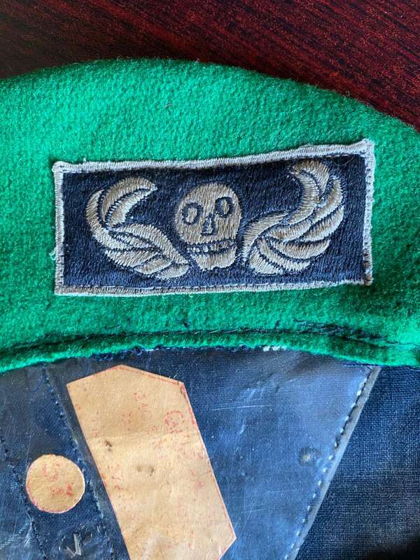 ORIGINAL VIETNAM PERIOD US SPECIAL FORCES GREEN BERET