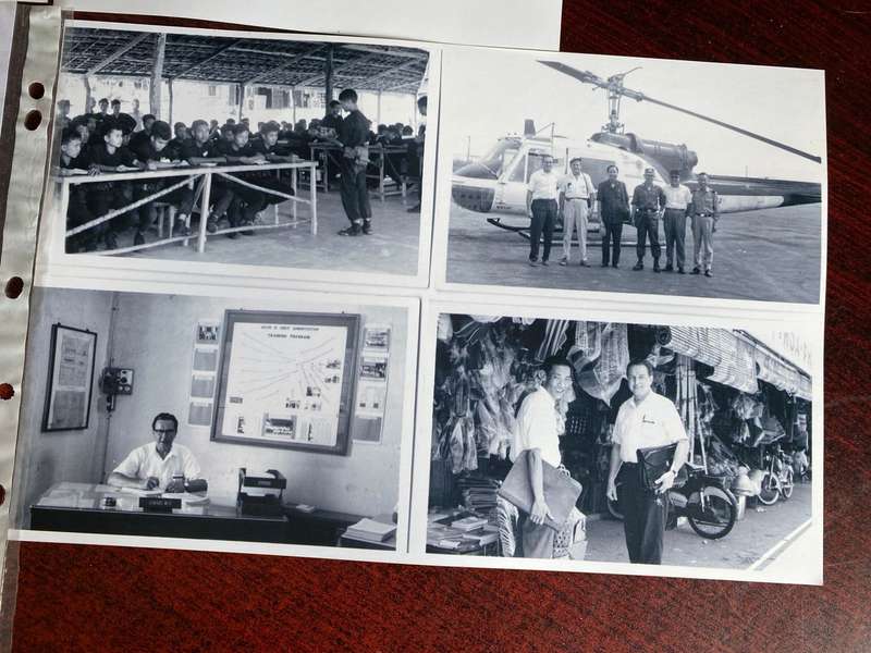 DOCUMENTS,CERTIFICATES AND PHOTOS-SOLD TOGETHER-DATED 1967 AND 1968 FROM THE VIETNAM WAR