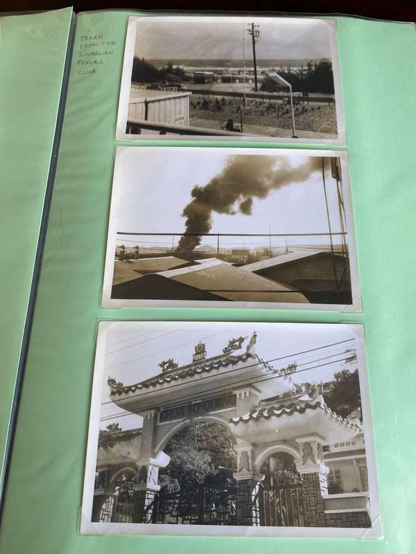 FILE WITH PHOTOS BY CPL. K.L. LANGDAN IOSV-RAAF VUNG TAU-VIETNAM WAR- 3/12/69-4/12/70