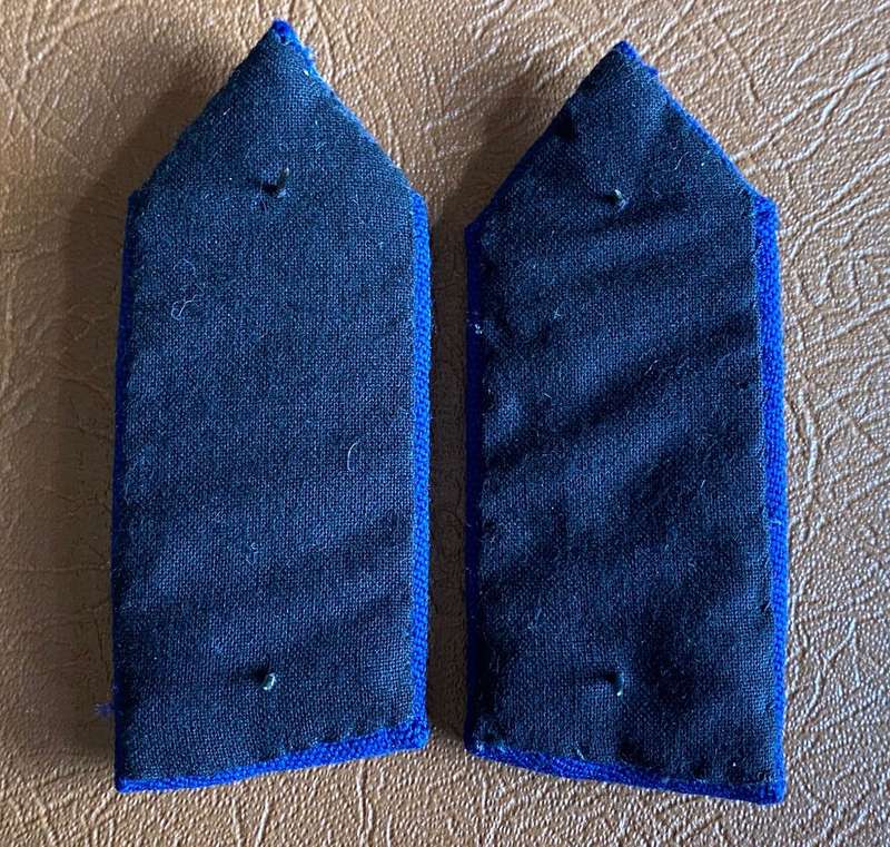 POLICE MAJOR TO COLONEL GORGET PATCH PAIR