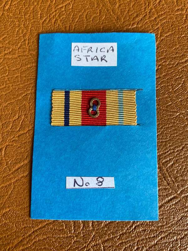 AFRICA STAR(FULL SIZE) 8TH ARMY NUMERAL