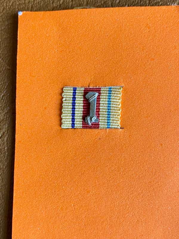 MINIATURE 1ST ARMY NUMERAL- FULL SIZE