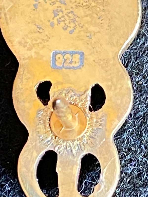 OPS MEDIC SILVER(MARKED) BREAST BADGE-APPROVED 1993- 3 PINS