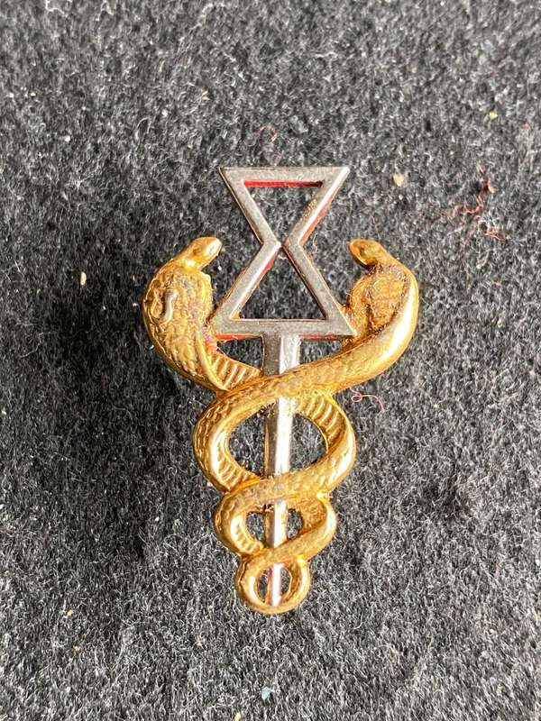 SAMS,BI/METAL PARAMEDIC'S BREAST BADGE-APPROVED IN 1987- 3 PINS