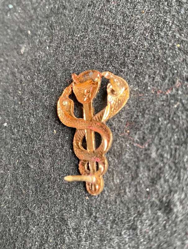 SAMS BI/METAL PHARMACIST'S BREAST BADGE
