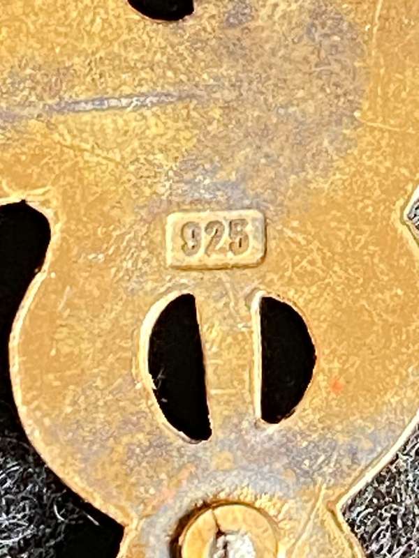 SAMS- SILVER (MARKED) DOCTOR'S BREAST BADGE- NO PINS