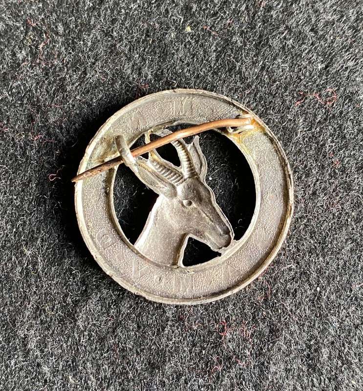 SA MILITARY NURSING SERVICE BADGE-WORN 1940-1962