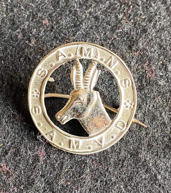SA MILITARY NURSING SERVICE,BADGE-WORN 1940-1962