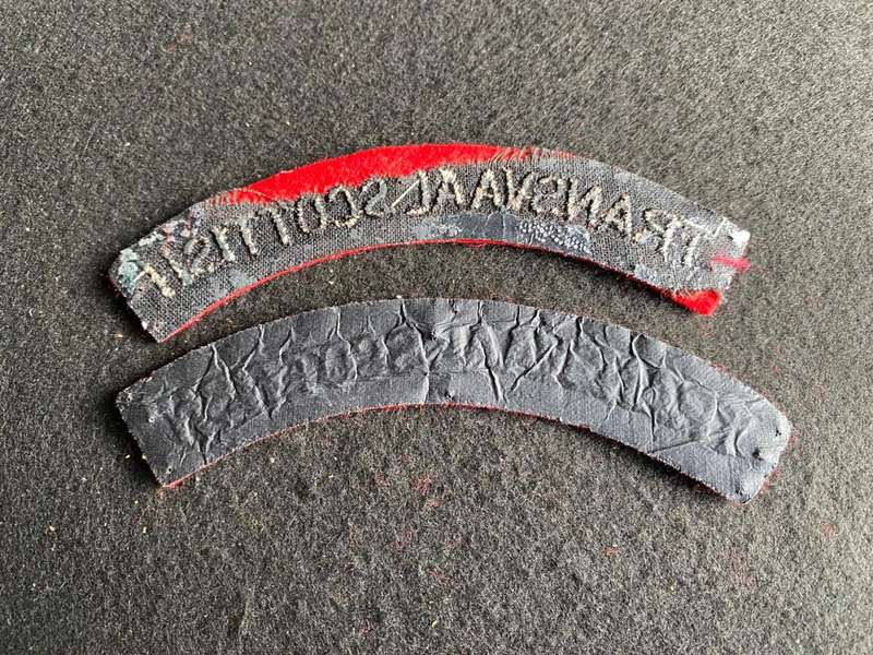 2ND BN TRANSVAAL SCOTTISH TITLE PAIR- 1947-1990'S