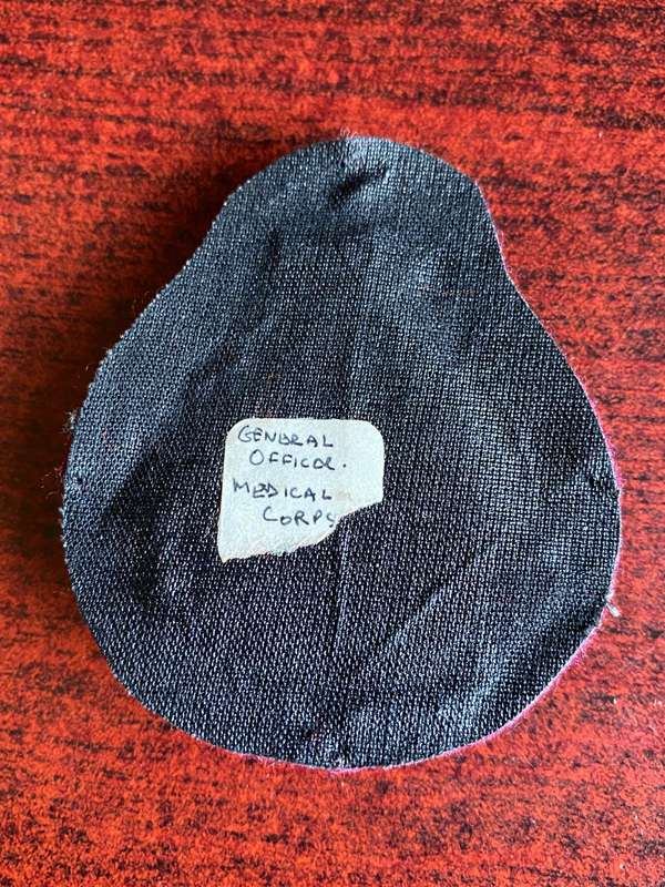 SAMS GENERAL OFFICERS-BULLION WIRE CAP BADGE
