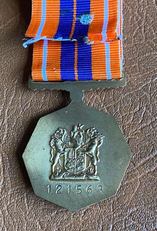 FULL SIZE PRO PATRIA MEDAL-NUMBERED