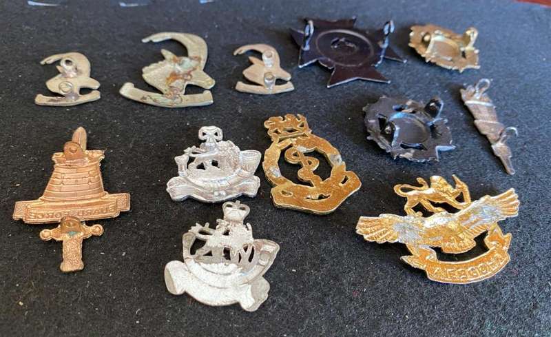 MIXED SELECTION OF RHODESIAN BADGES- 12 IN TOTAL