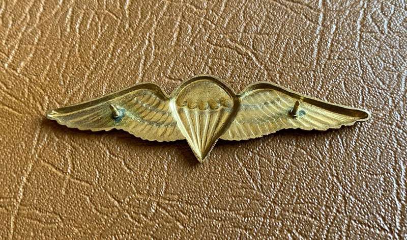SADF PARATROOPER BASIC PARA WING-DARK BLUE BETWEEN LINES-FULL SIZE- 2 PINS