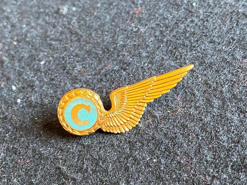 SAAF CHEF,MESS DRESS BADGE- GILT- 2 PINS