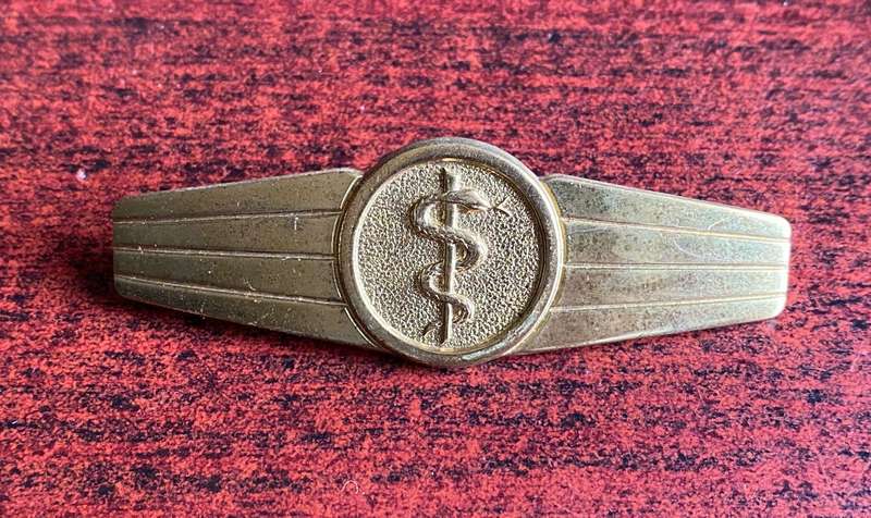 GERMAN BUNDESWEHR,ARMY MEDICAL PERSONNEL BREAST BADGE- 2 PINS
