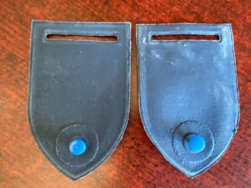 POLICE DOG UNIT ARM FLASH PAIR- PINS COMPLETE