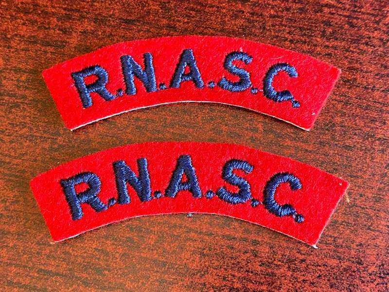 RHODESIA AND NYASSALAND ARMY SERVICES CORPS TITLE PAIR-WORN 1956-63 (ORIGINAL PERIOD ITEMS)