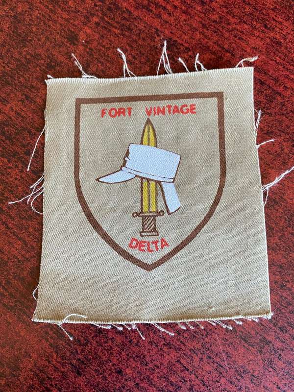 RHODESIA GUARD FORCE-FORT VINTAGE DELTA SHOULDER PATCH
