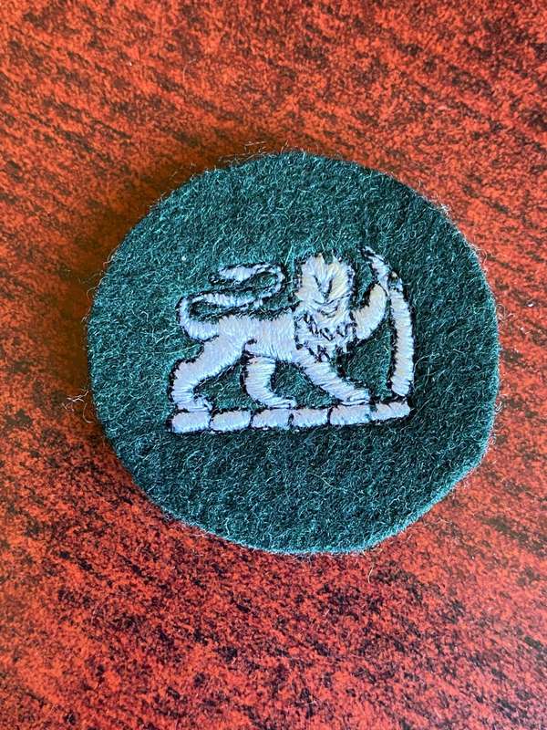 RHODESIAN PLATOON WARRANT OFFICER RANK FOR GREENS- 1970-80