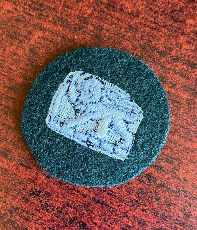 RHODESIAN PLATOON WARRANT OFFICER RANK FOR GREENS- 1970-80
