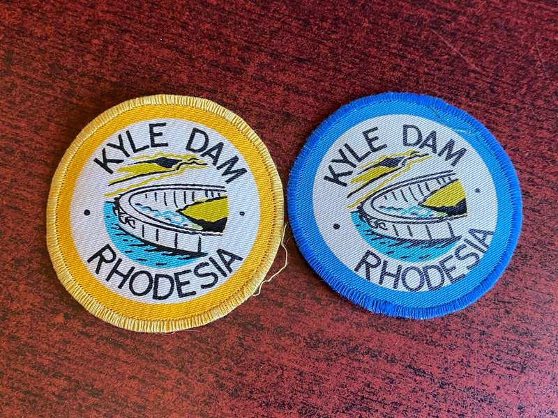 KYLE DAM-RHODESIA -TWO PATCHES-SOLD TOGETHER