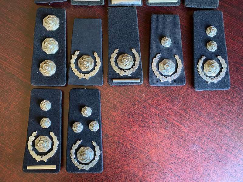 SA FIRE FIGHTER RANK BOARDS-SCARCE- COMPLETE SET