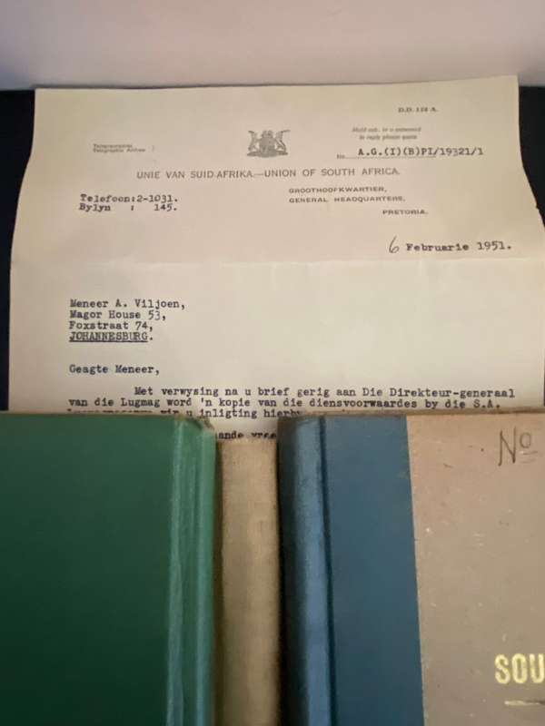 GROUP 6 47346 A. VILJOEN-1939/45 STAR: AFRICA STAR: ITALY STAR: DEFENCE MEDAL: WAR MEDAL AND AFRICA