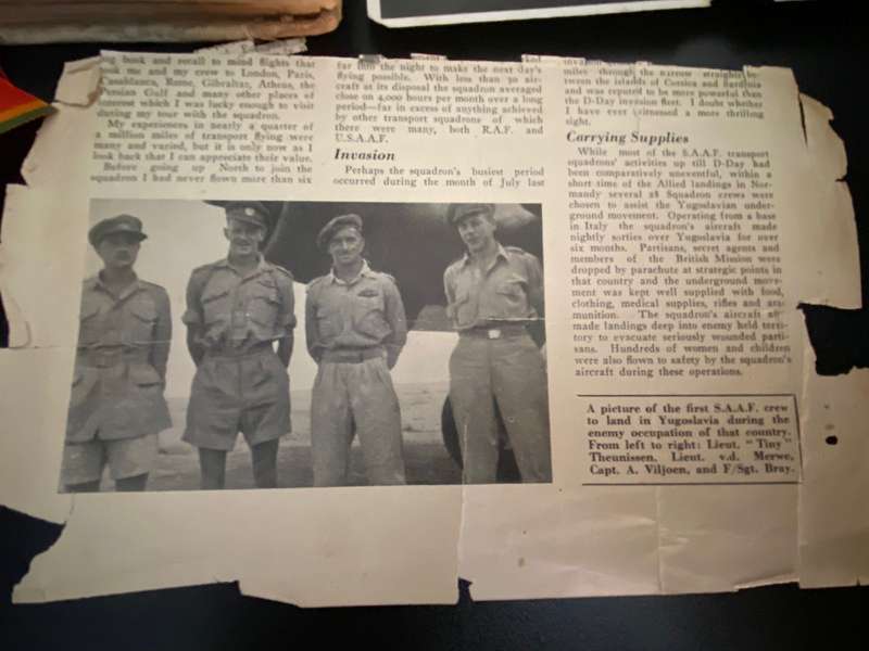 GROUP 6 47346 A. VILJOEN-1939/45 STAR: AFRICA STAR: ITALY STAR: DEFENCE MEDAL: WAR MEDAL AND AFRICA