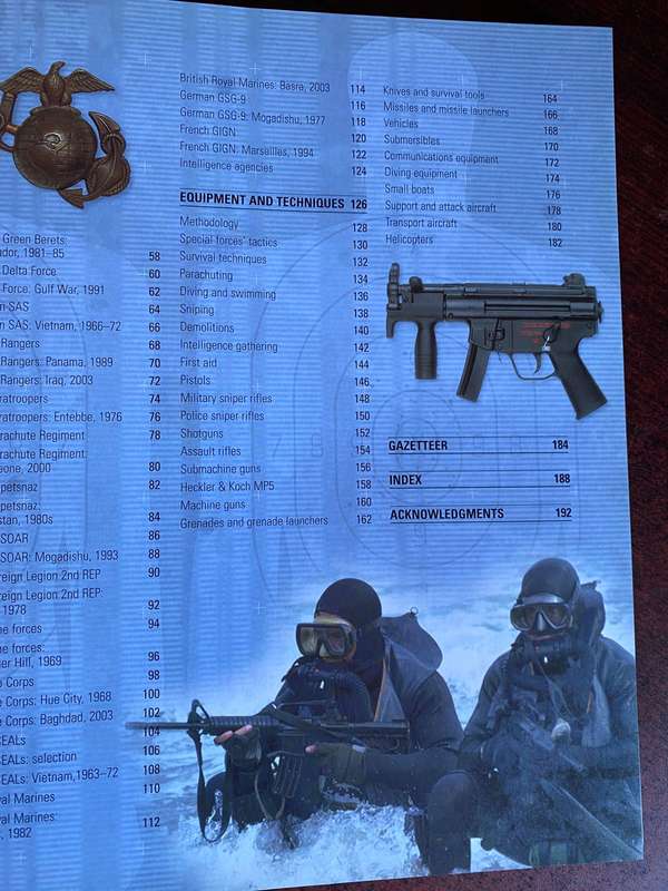 ULTIMATE SPECIAL FORCES BY HUGH MCMANNERS-HARD COVER WITH DUST COVER-192 PAGES-THE BOOK IS IN NEW CO
