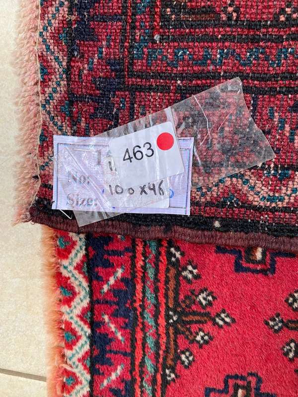 HAND KNOTTED TAR KOMAN PERSIAN CARPET-CONDITON UNUSED-MEASURES 100X46 CM